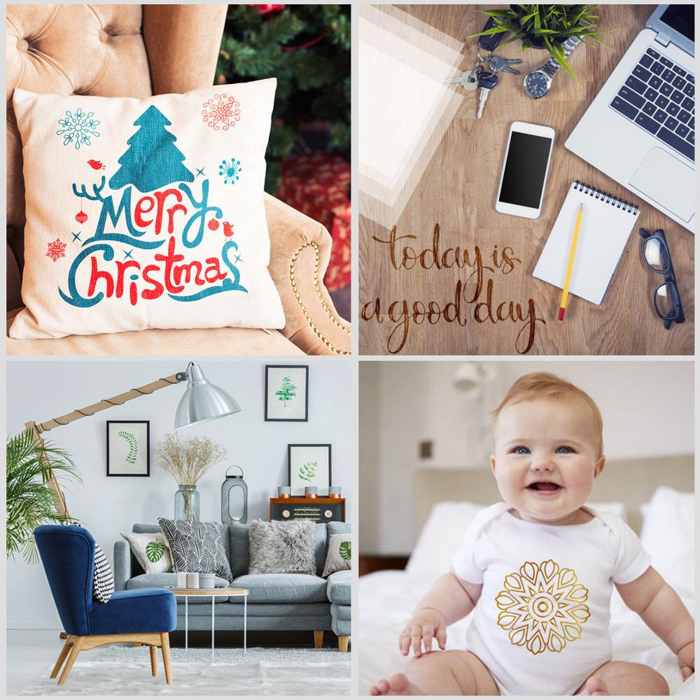 (16 PCS) 6 Mil Blank Stencil Material - Clear Mylar Template Sheets 12 x 12 Inches Acetate Film Plastic Sheets for Making Craft