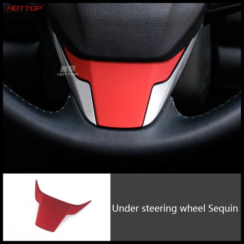 Para Honda CRV CR-V MODIFICACIÓN DE Interior Rojo accesorios de decoración conjunto completo de pegatinas de suministros de coche: C red 1PC
