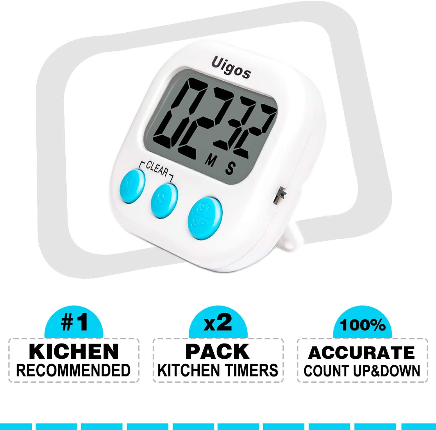 Cooking kitchen timer electronic reminder student time management limit positive countdown timer elderly alarm clock