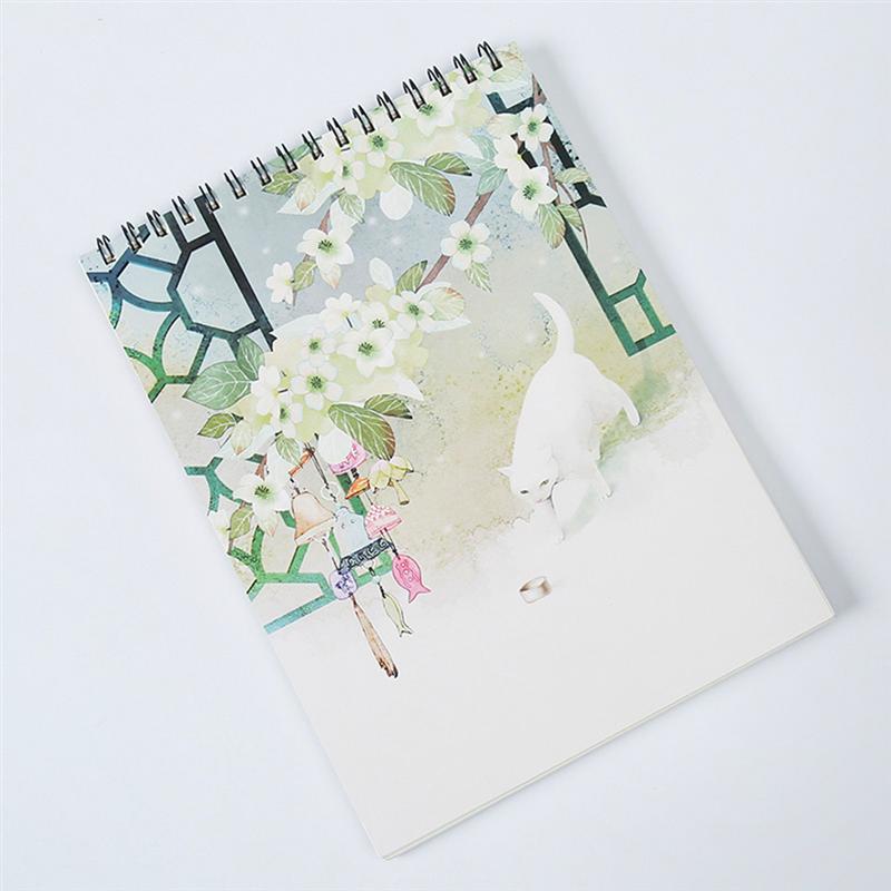 1PC Hand Drawing Book 4A Sketch Book DIY Painting Book Spiral Graffiti Notebook for Home Outdoor Shop