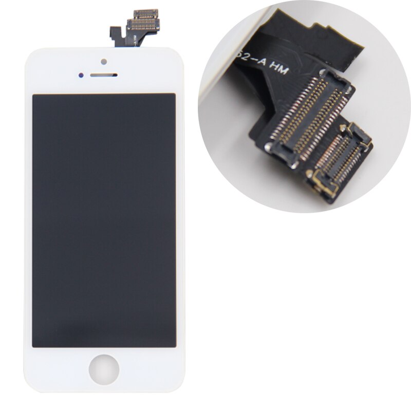 Najtańsza cena wyświetlacza LCD dla Pantalla iPhone 5S 5C 5 SE LCD z ekranem dotykowym Digitizer montaż + narzędzia + TPU + szkło