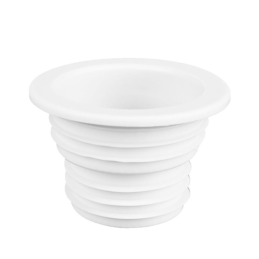 Household Washing Machine Pipe Connector Insect Proof Anti-odor Sewer Pipe Seal Ring Sealing Cover Floor Drain Plug: White
