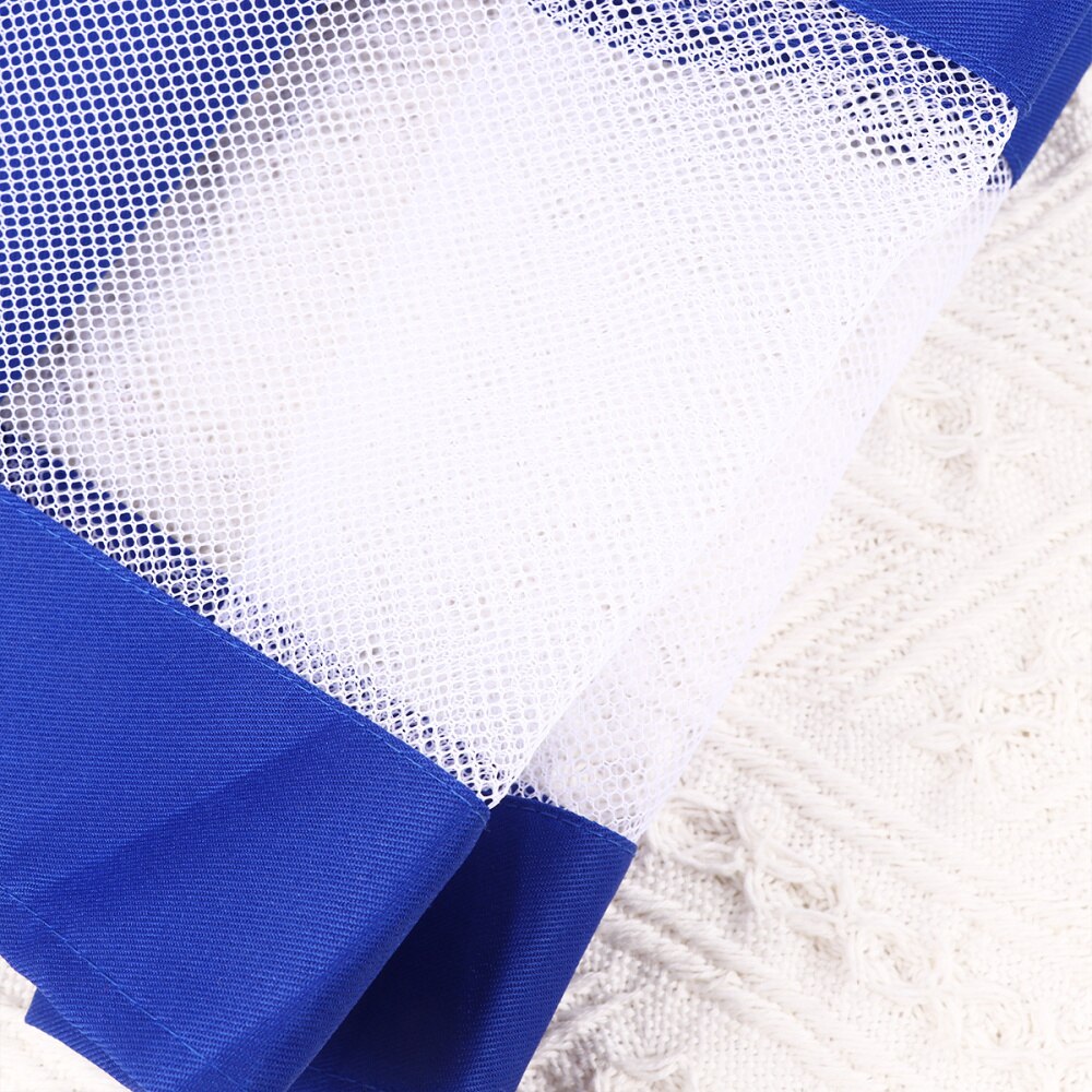 Square Pet Bird Mesh Cage Cloth Cover 1 Side Open Bird Cage Shield Double Zippers Bird Cage Accessory (Blue)