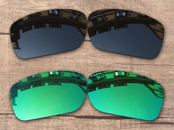 Vonxyz-Lentes de repuesto polarizadas para montura de turbina, lentes con más de 20 opciones de Color, para-roble: Black and Jade