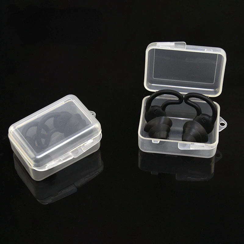 Tapones para los oídos para nadar, tapones para los oídos antiruido para dormir, snorkel, surf, impermeables, antiruido, 1 par: YELLOW