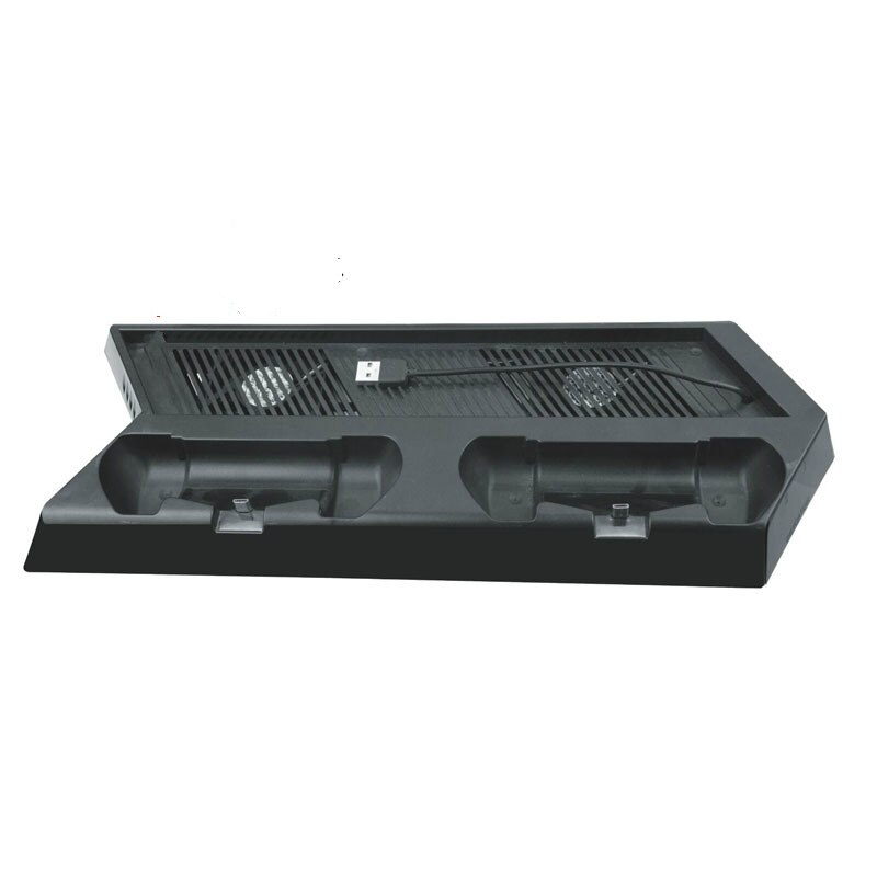 Dual Charger Vertical Controller Dock Station Charging Bracket Stand + Cooling Cooler Fan + 2 USB Power HUB for Playstation4 PS