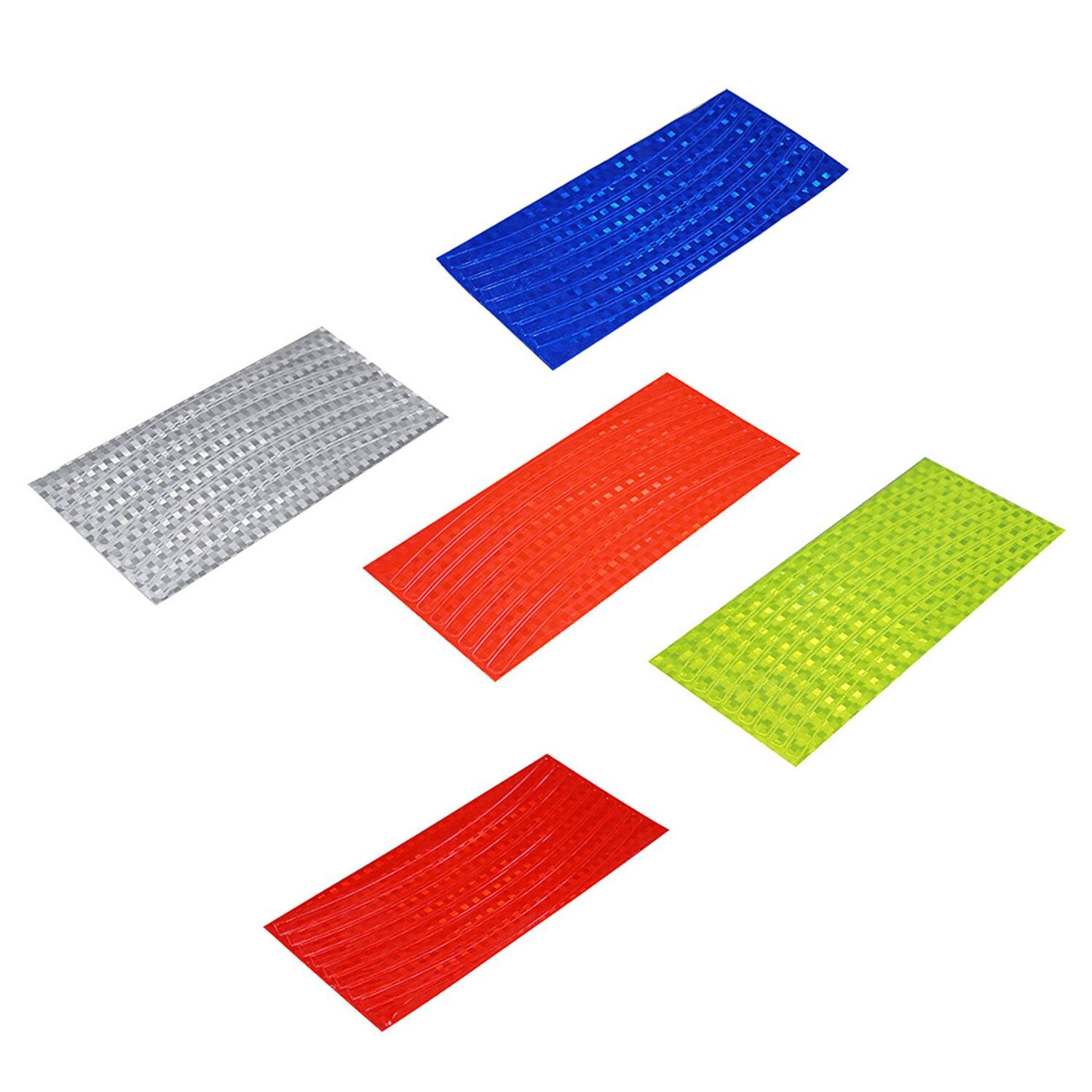 Fiets Reflecterende Strip Stickers Road Waarschuwing Strip-Stijl Decoratie Film Veilig Motorfiets Baby Auto Weerspiegelen Road Veiligheid Tape