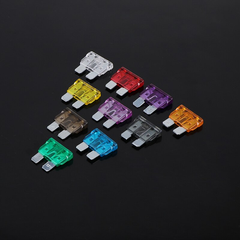AOZBZ Car Fuse Box Blade Fuse Box Auto Fuse Car 2A 3A 5A 7.5A 10A 15A 20A 25A 30A 35A Standard Medium Fuse Color Code