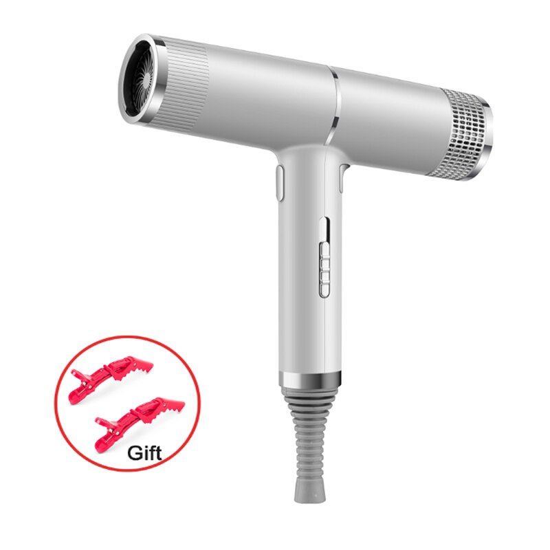 Hair Dryer, (Safety Upgraded) Ionic Hairdryer for Hair Care, Powerful /Cool Wind Blow Dryer, Men And Women: US Plug / white