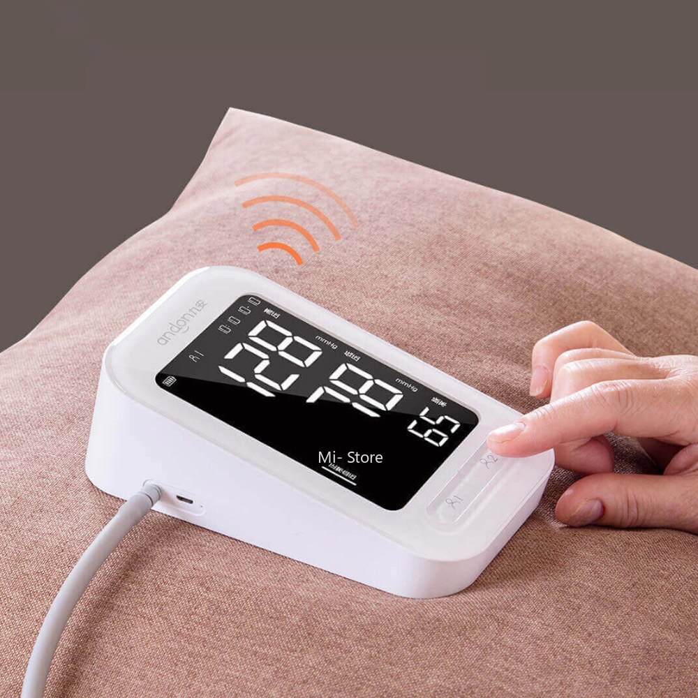 Xiaomi-Monitor de presión arterial Mijia Andon Smart Home, pulsómetro, esfigmomanómetros, pulsómetro, pantalla de 5,2 pulgadas