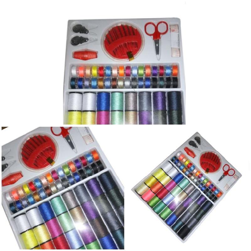 64 Thread Spools Sewing Kits Needle Tape Scissor Multifunction DIY Sewing Tools threads for overlock sewing accessories thread