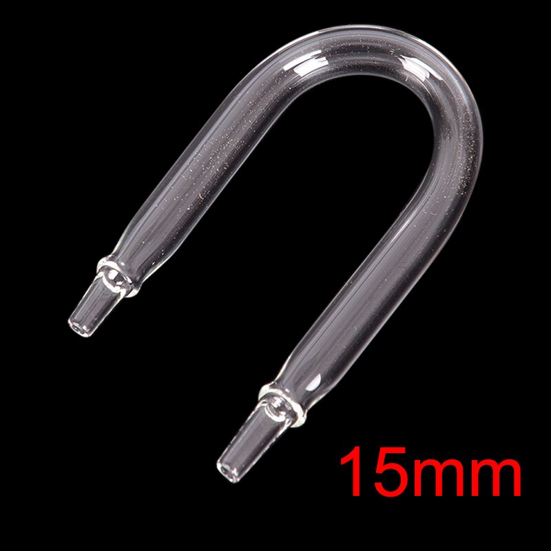 Fisketank  co2 diffust glass brikke for  co2 monitor glass checker ph langtidsindikator monitor tester: U form 15mm