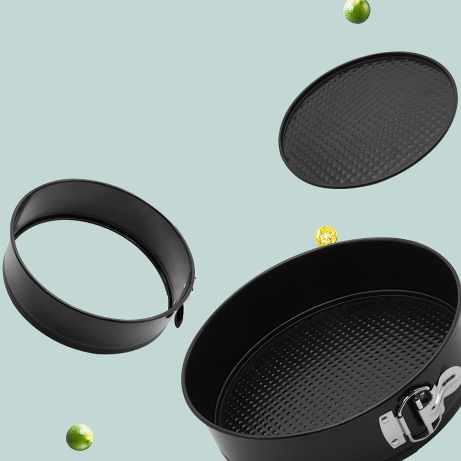 Cake Pan Spring Form Cheesecake Baking Pan Pressure Cooker Nonstick Leakproof Carbon Steel Cakes Molds Kitchen Accessories