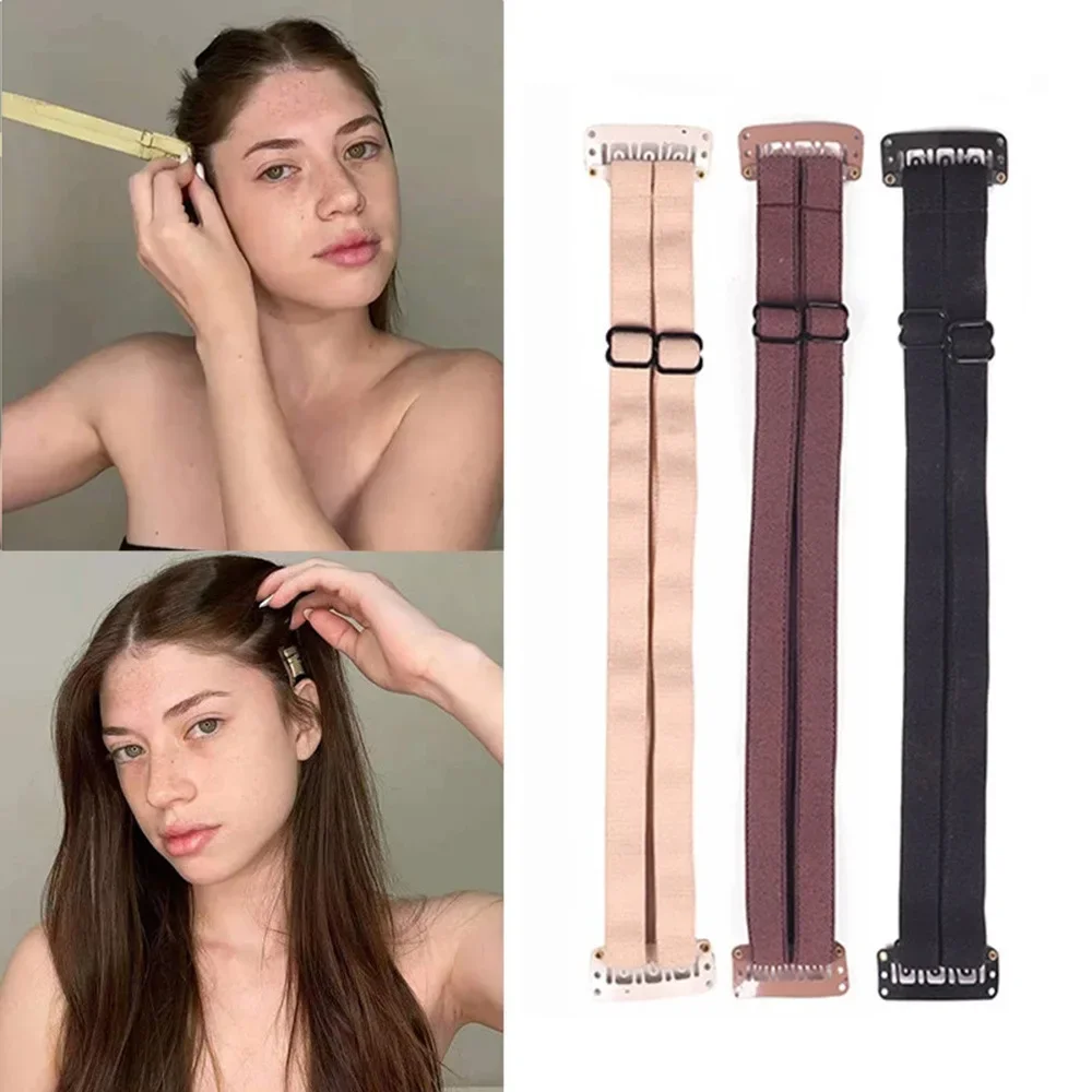 Banda de estiramiento facial instantáneo, horquilla Invisible para eliminar las arrugas de la cola de pez del ojo, Parche de estiramiento facial, cinta de estiramiento facial reutilizable