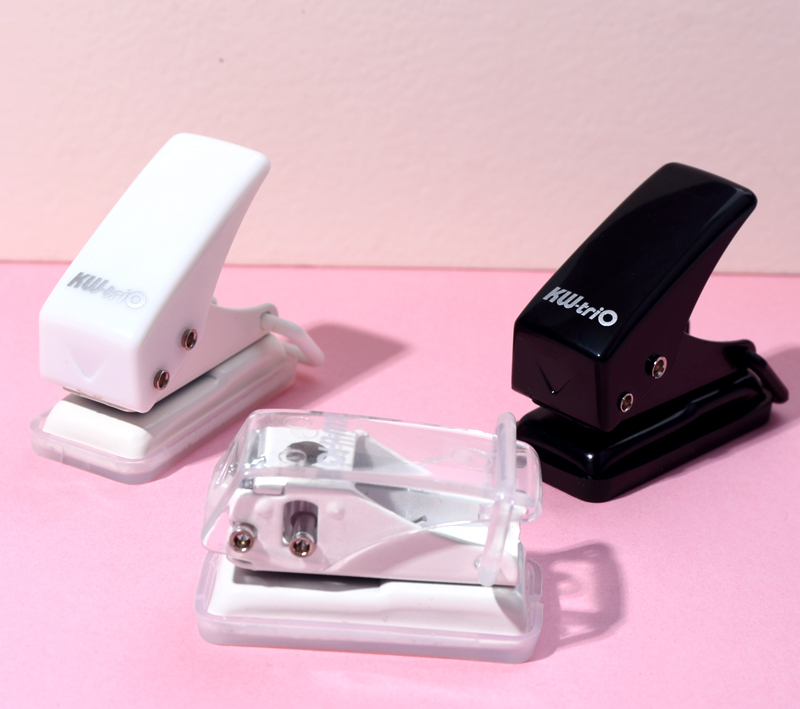 QUIZIAN Mini Single Hole Punch Portable Punching Machine Paper Craft Machine Cutter Coated paper DIY Card Offices Stationery