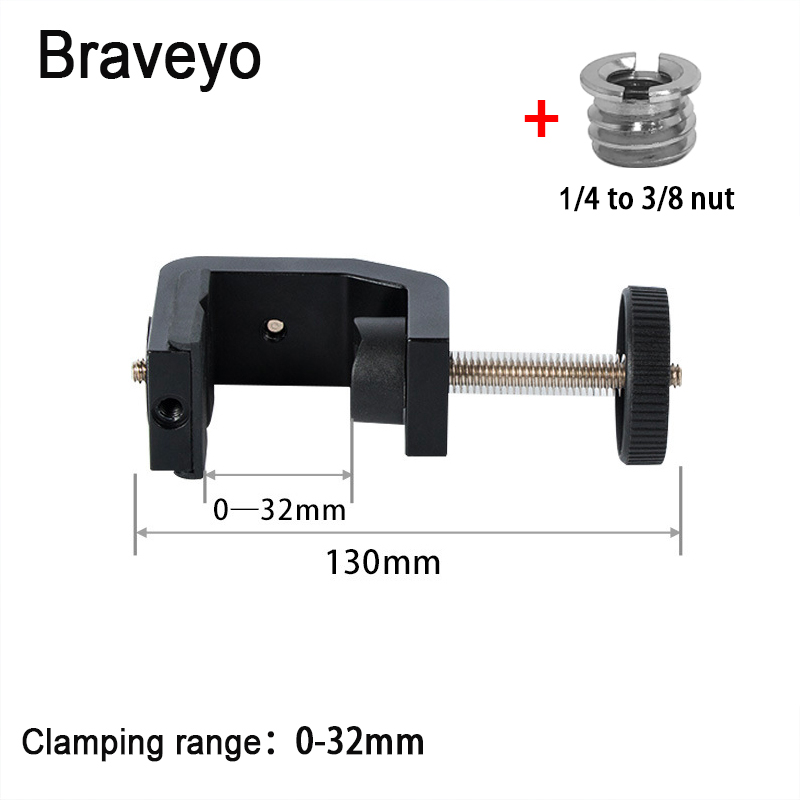 Desktop G-shaped Cmera Clamp Quick Release Fixed Bracket Portable Photography Accessories For Dslr Camera Phone Multifunction: small