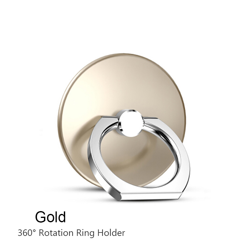 Ring Beugel Telefoon Terug Zuig Vinger Ring Ondersteuning Houder Kickstand Voor Iphone 11 Samsung S9 Xiaomi Huawei Mobiele Telefoon Beugel: Yuan-Gold