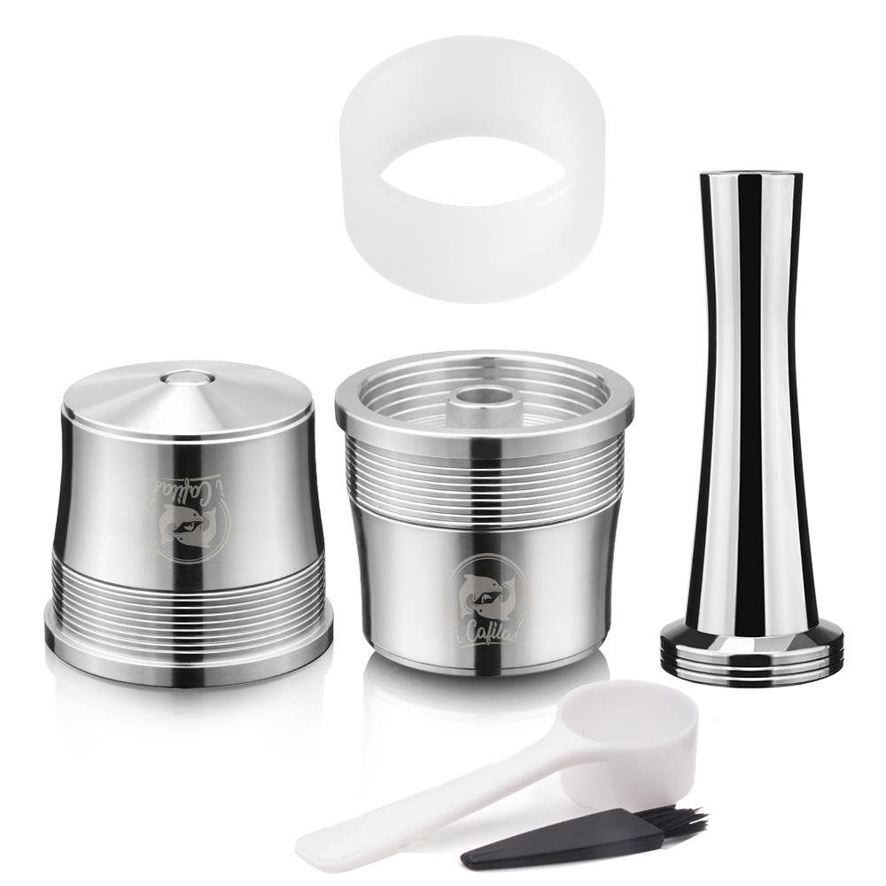ICafilas cápsula de café reutilizable para illy X7.1 illy Y5 Mahine filtro de cafetera recargable de acero inoxidable