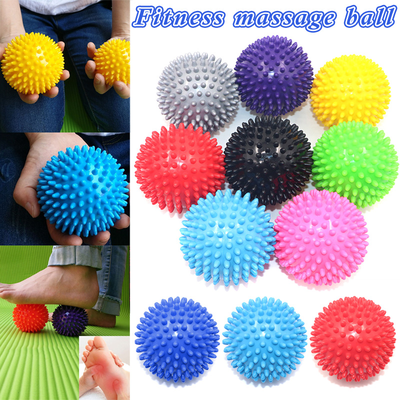 Durable PVC Spiky Massage Ball Trigger Point Sport Massage Ball Roller Pain Relief for Body Yoga Fitness Pilates Muscle Foot