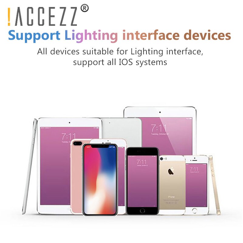 ! Accezz 2 In 1 Verlichting Lader Luisteren Adapter Voor Iphone X 7 Opladen Adapter 3.5 Mm Jack Aux Splitter Adaptador voor Iphone