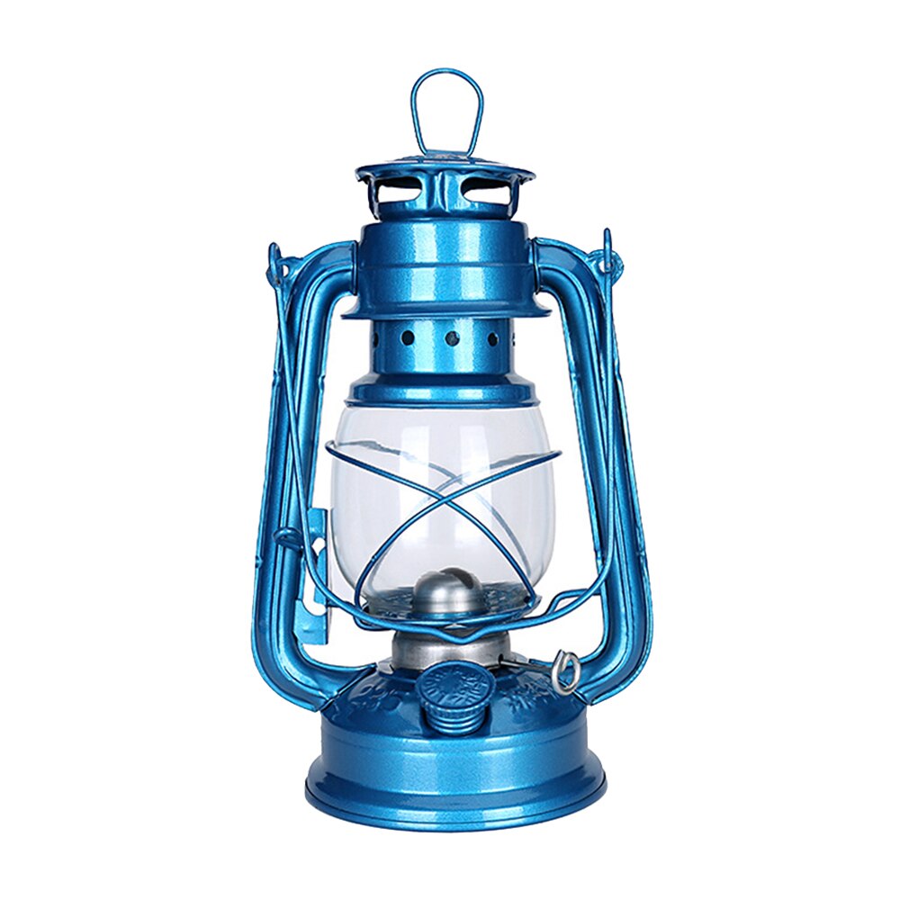 Lámpara de queroseno clásica Retro de 25cm, linternas de queroseno de LED regulable de 6 colores, luces portátiles de mecha, lámpara de aceite de Adorno: 05