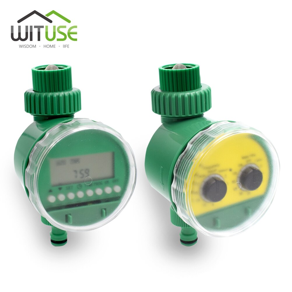 Wituse Automatische Elektronische Water Timer & Connector Tuin Watering Irrigeren Controller 2 Soorten Micro Drip Irrigatie Systeem