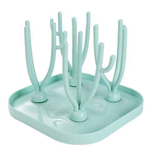 Baby Fles Droogrek Baby Fles Schoonmaken Droger Afdruiprek Opbergrek Boom Vorm Rack Voor Baby Flessen Verwijderbare: A