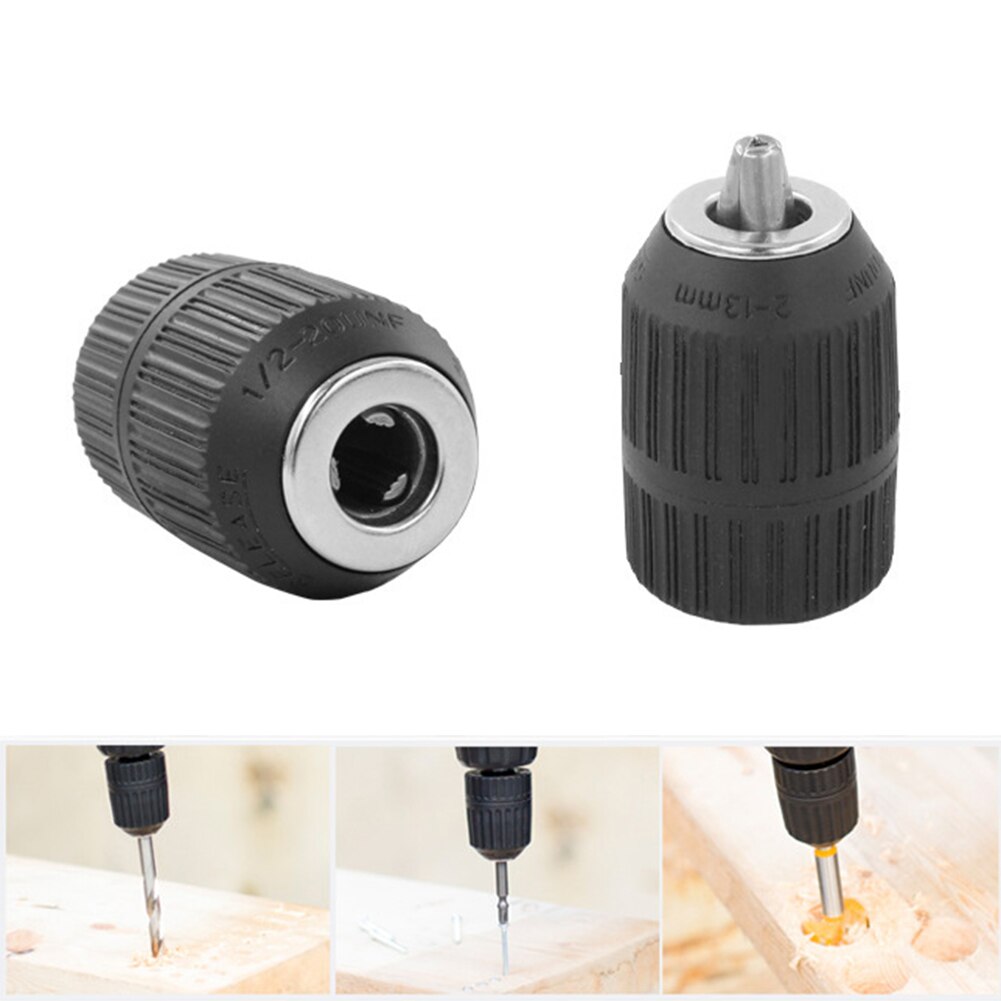 Universal Thread Collet Chuck Quick Change Adapter Converter Adapter Impact Hex Shank Drill Chuck for Electric Drill