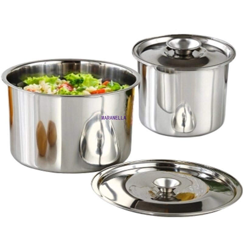 Keuken Accessoires Maaltijd Prep Serveerschaal Soeppan Met Deksel Ureens Noodle Blikjes Kruiden Olie Container 1Pc