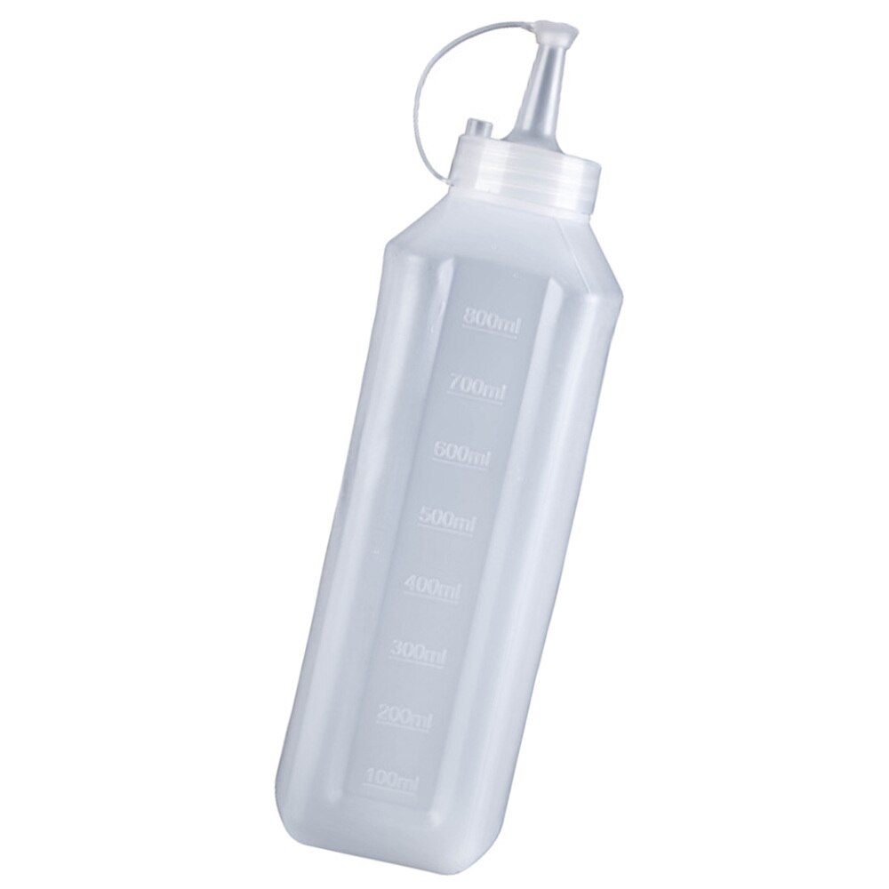 1pc 800ML Squeeze Squirt Bottles Ketchup Mustard Bottles Kitchen Gadget Bottles