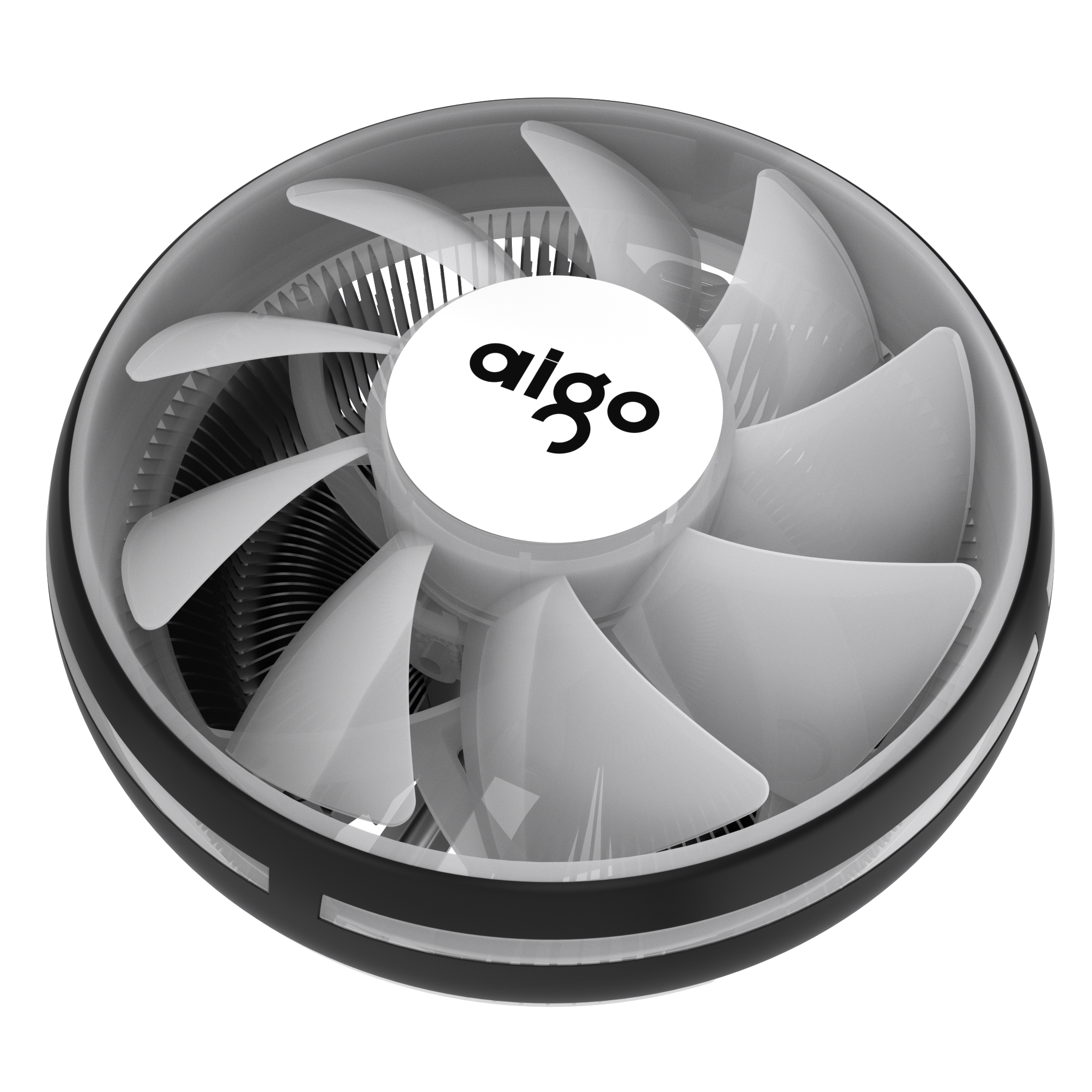 Aigo CPU Cooler LED 120MM CPU Cooling Fan cpu cooler LGA/115X/775/AM3/AM4 4Pin PC CPU Cooling Radiator Heat Sink i3/i5/cpu fans