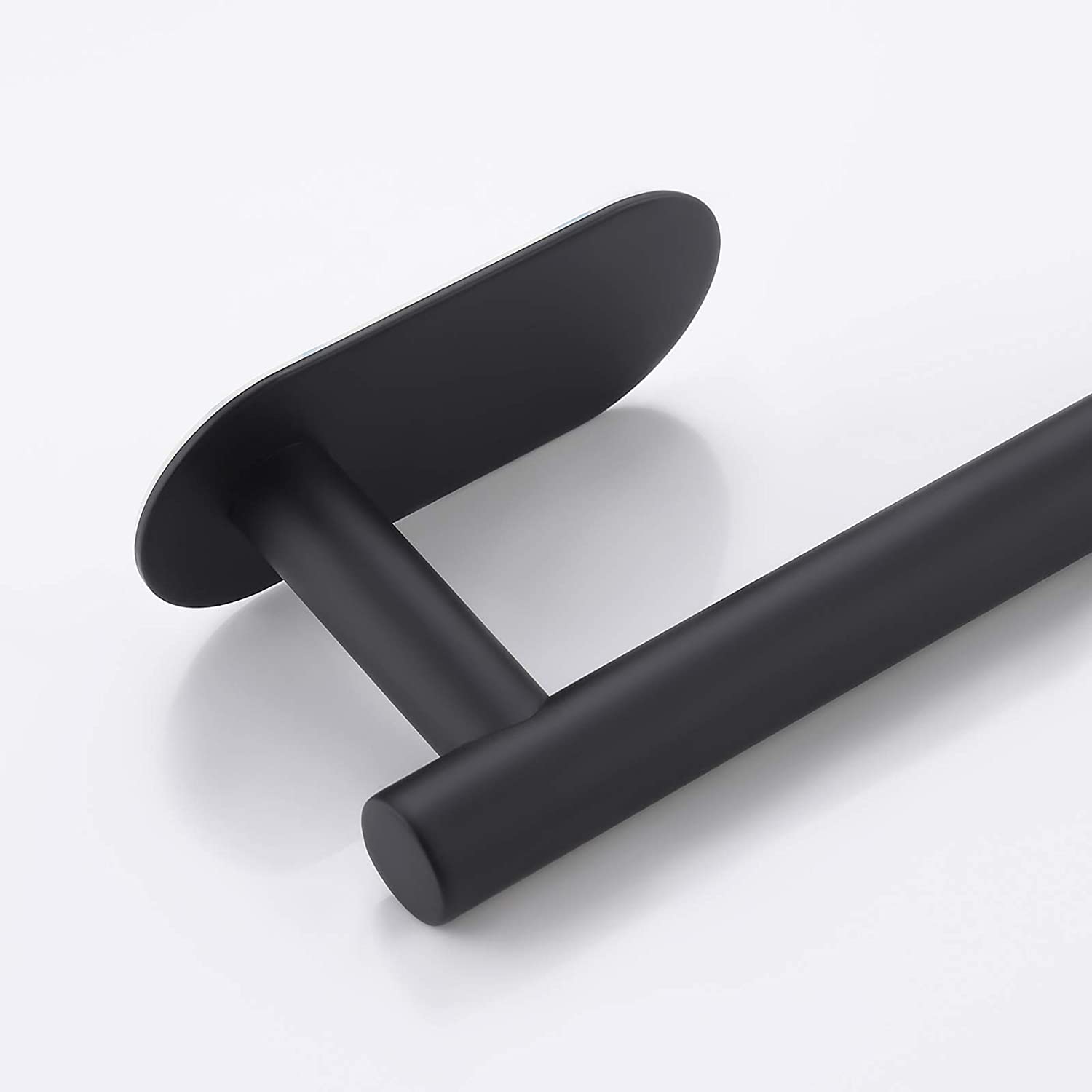 Selvklebende håndklestang svart selvklebende baderomshåndklestativ uten kjedelig rustfritt håndkleholder baderomsutstyr