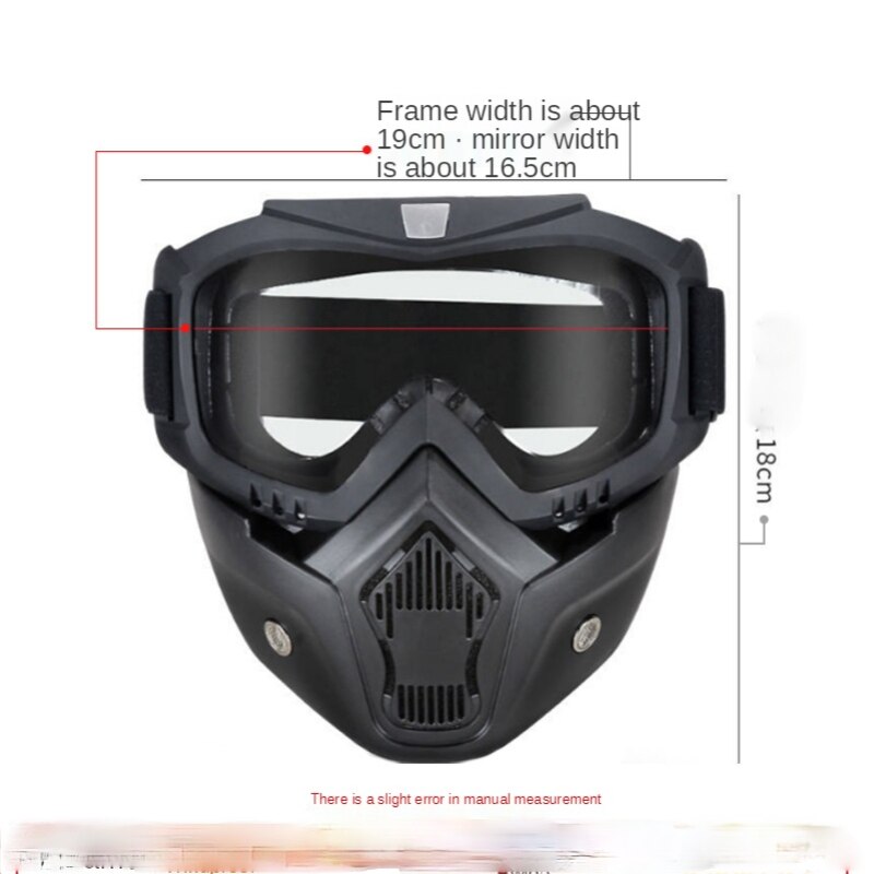 Scrambling Motorcycle Eye Protection Goggles Windproof Warm Helmet Thunder Retro Mask Goggles Windproof Sand