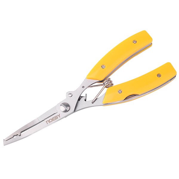 D1 Vissen Tang Voor Visgerei 16Cm 123G Rubberen Handvat Multifunctionele Vissen Tang Tool Voor Vissen gereedschap: Yellow pliers