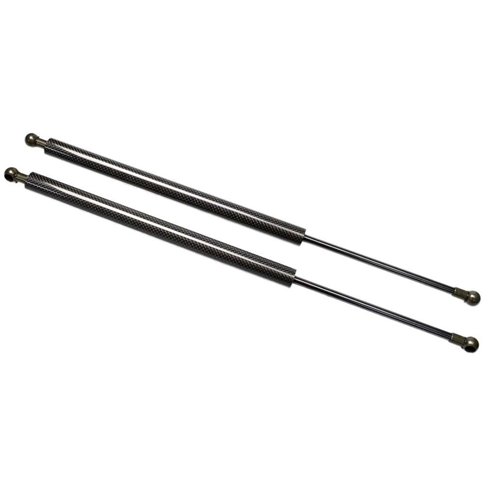 for Toyota Passo for Perodua Myvi 2004 Front Bonnet Hood Modify Gas Struts Carbon Fiber Spring Damper Lift Support Absorber: BLACK CARBON FIBER