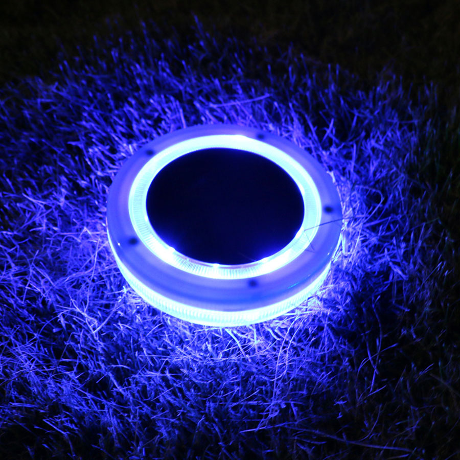 Solar Pool Lights Solar Swimming Floating Light Outdoor Solar Underwater Light Waterproof LED Solar Lights For Patio Pool Garden: Blue / 1PC