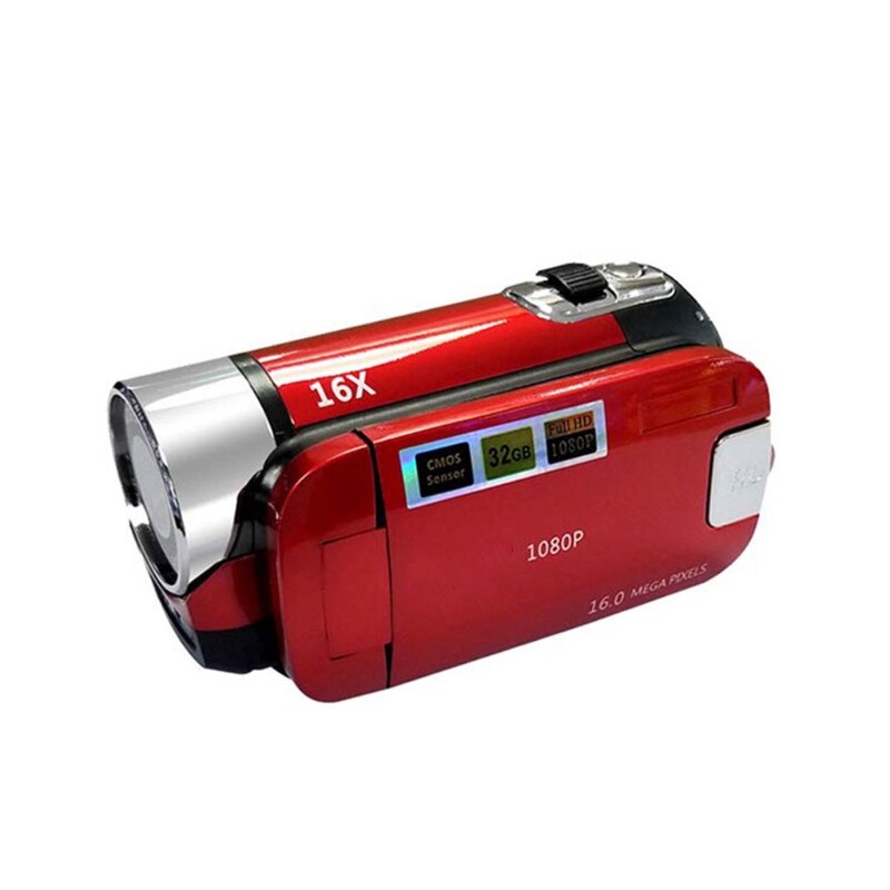 2.7" TFT LCD Flip Screen Video Camera Camcorder 1080P Vlog Youtuber Live Video 16X Digital Zoom Digital Video Camera C7AA