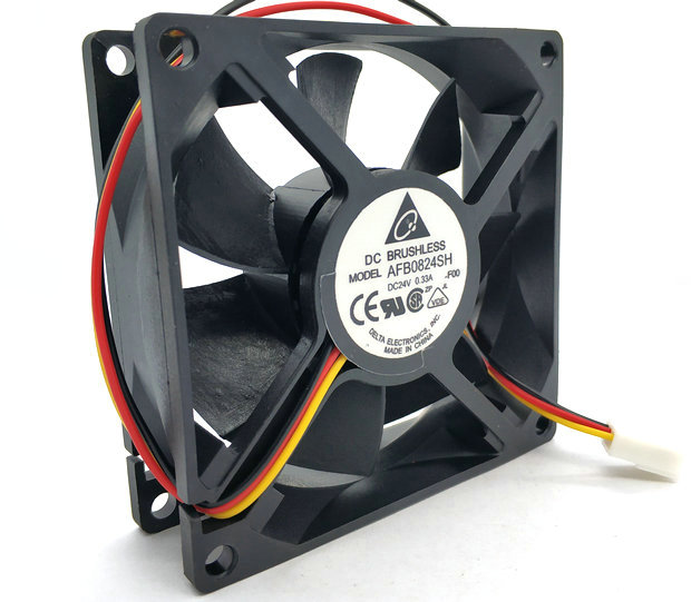 8CM AFB0824SH -F00 R00 8025 24V 0.33A Cooling fan 80*80*25MM 3wire