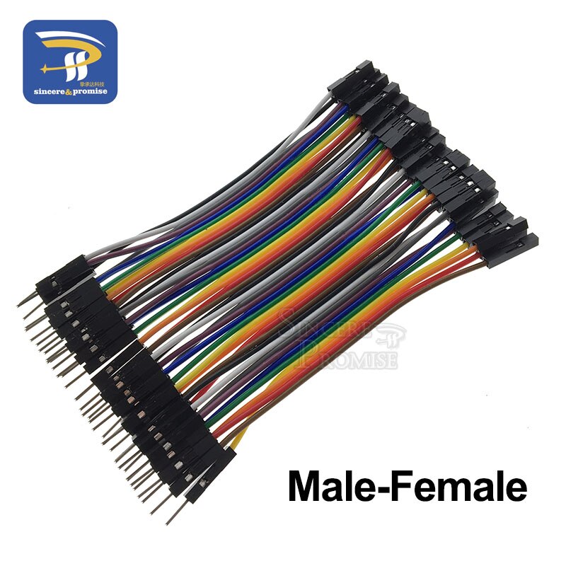 Dupont Line 120pcs 10CM 40Pin Male to Male + Male to Female and Female to Female Jumper Wire Dupont Cable for Arduino DIY KIT: Male to Female 40pcs