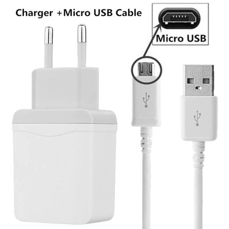 USB cable charging EU Charger For sony Xperia XZ1 XZ2 XZ3 Premium X Compact Performance XR XZ XZS M2 M4 Micro USB type C Cable: charger-1M micro usb