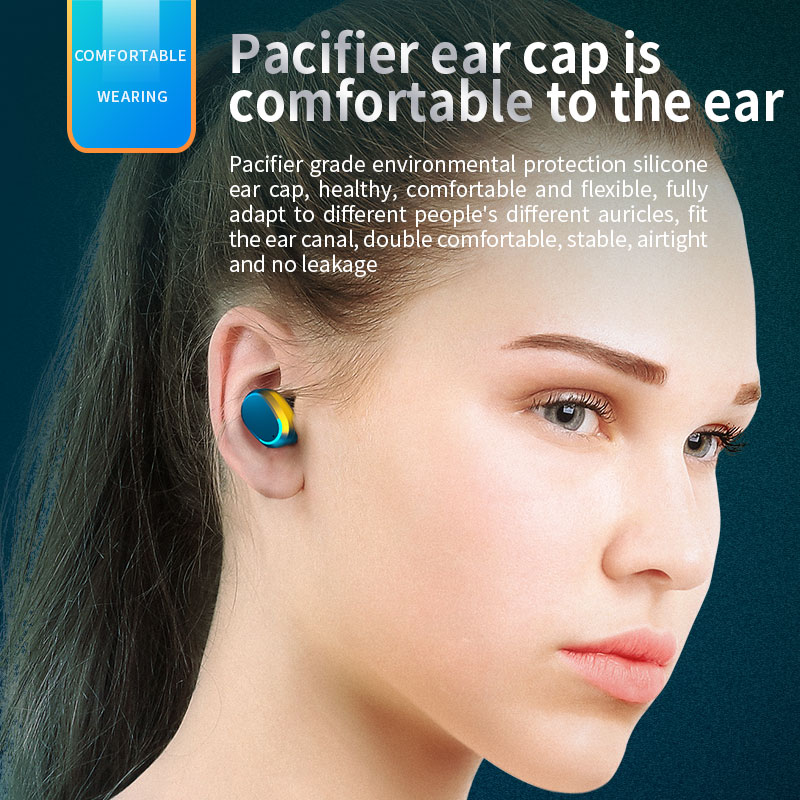 Wireless Bluetooth 5.0 headphones for Android and iOS smartphones waterproof HiFi stereo headphones 2200mAh sports headphones