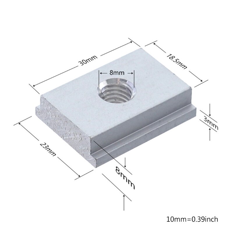 Handle T-slot Slider Miter T-track Jig Screw Fixture Table Saw Router Chute Rail Special Accessories Woodworking Tool Set 51BD