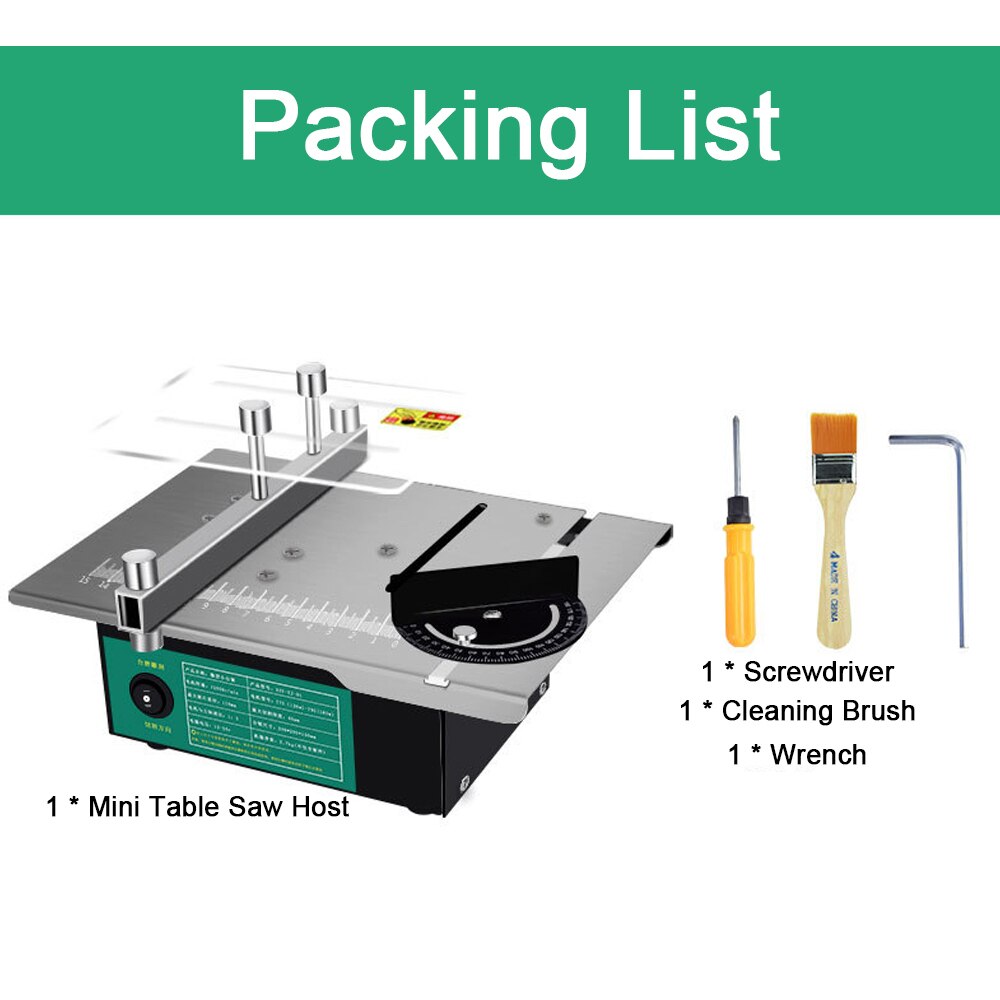 Mini Table Saw Angle Adjustable Electric Desktop Saws Household DIY Cutting Grinding Tool Woodworking Lathe Machine