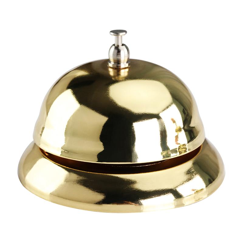 Campana de escritorio para mostrador de Hotel, timbre de Metal para recepción, restaurante, cocina, Bar, servicio de llamada, servicio clásico de portero, campana de Hotel