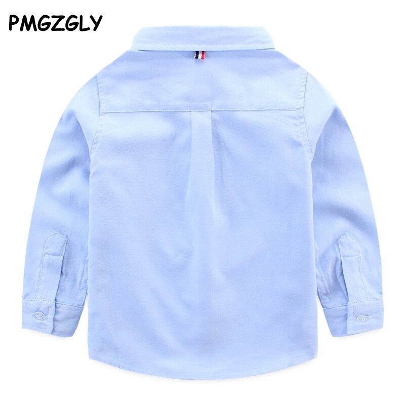 Chemise en coton à manches longues pour bébé garçon, vêtement d'extérieur décontracté, à la , de fête, printemps automne