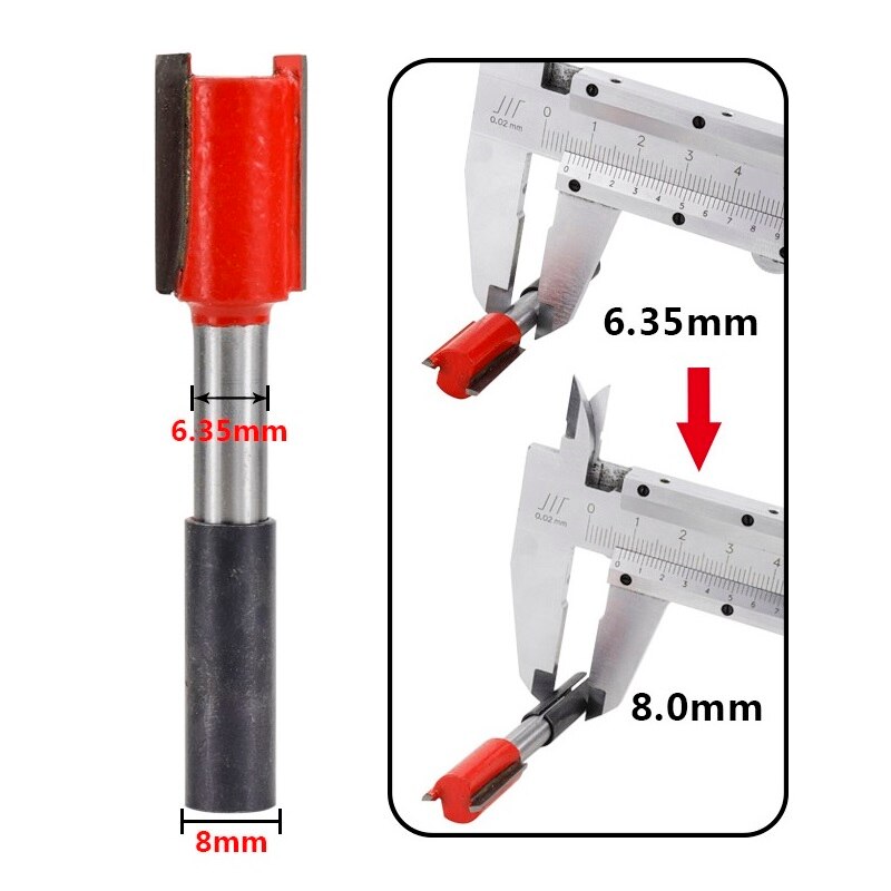 Xcan 1 st adapter hylsa skaft cnc router verktyg adaptrar hållare 8mm byt  to 6mm/ 8-6.35/ 9.5-6.35/ 10-8/12-6 8 10/12.7-6 6.35mm