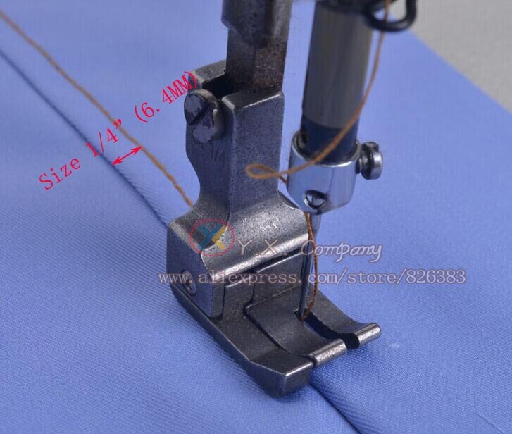 Pie de presión izquierdo y ancho de hierro de 1 pieza para Máquina De Coser Industrial, muchos tamaños para elegir.