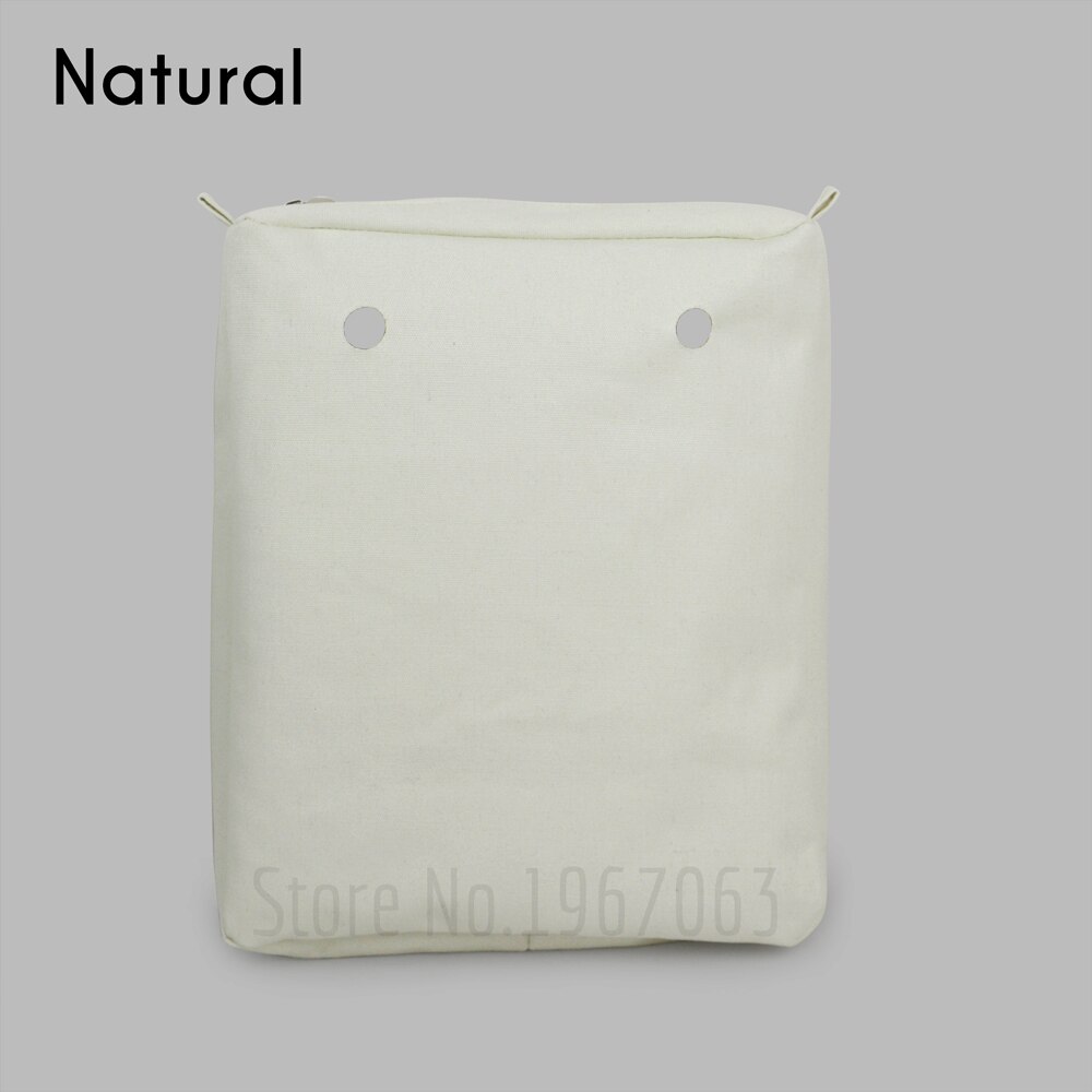 Canvas Insert Tela Insert Lining for O CHIC Lining Canvas Waterproof Inner Pocket for Obag OCHIC: Natural