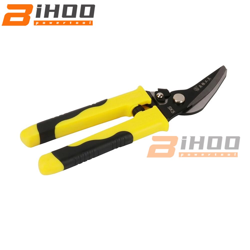 200mm Metal Shear Bevel Head Curved Cut Sheet Metal Heavy Duty Shear Scissors for Cutting Iron