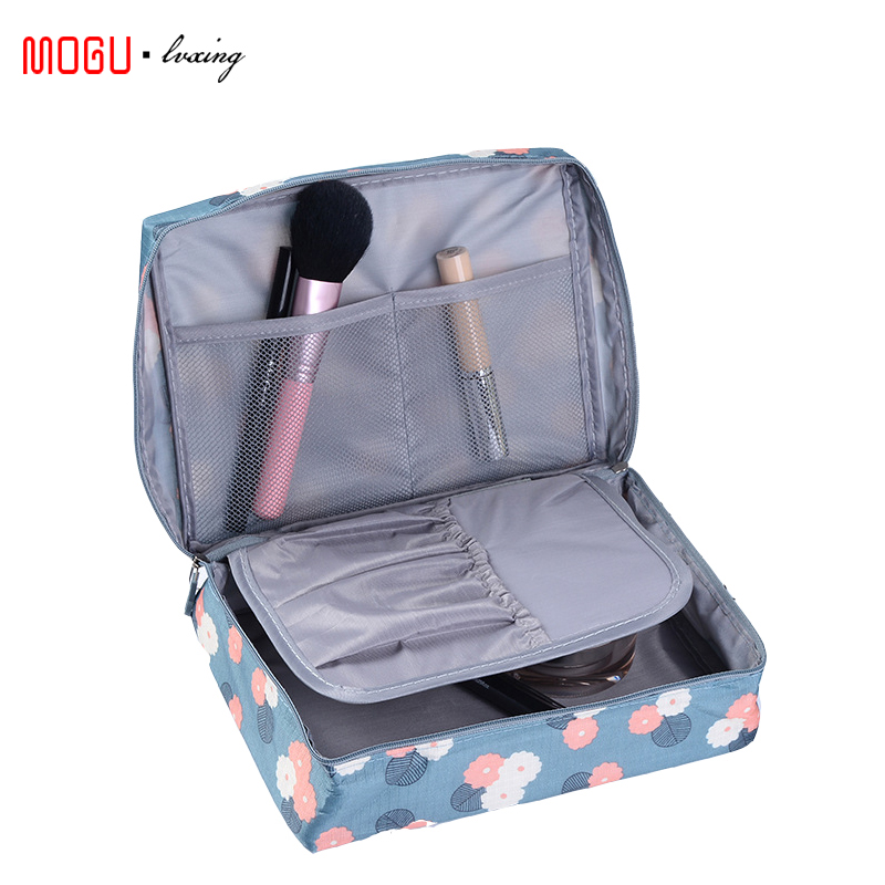 MOGULVXING bolsa de cosméticos de viaje bolsa de almacenamiento de artículos de tocador multifuncional tela de nylon impermeable bolsa de viaje Paquete de maquillaje al por mayor